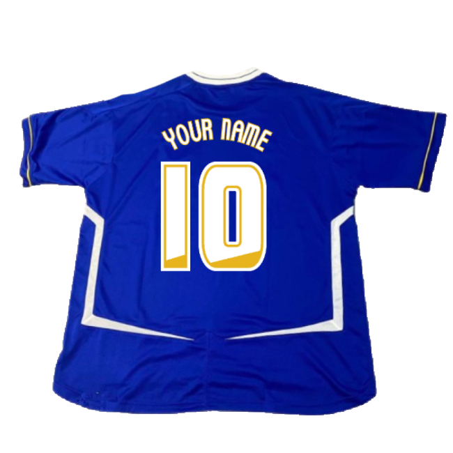 Leicester City 2005-06 Home Shirt ((Good) XXL) (Your Name)