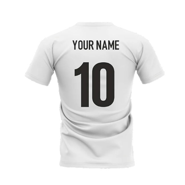 Lionel Messi Legend T-Shirt (White) (Your Name)