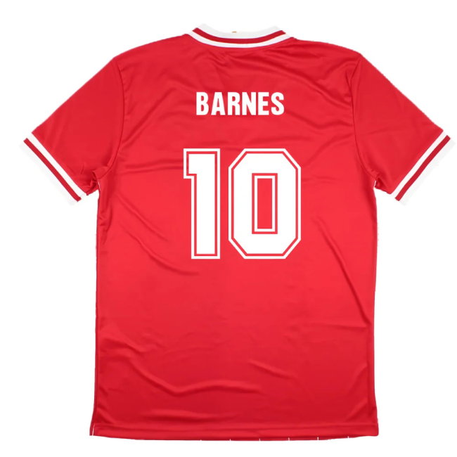 Liverpool 1984 Rome Retro Football Shirt (BARNES 10)