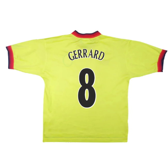 Liverpool 1997-99 Away Shirt (Excellent) (GERRARD 8)