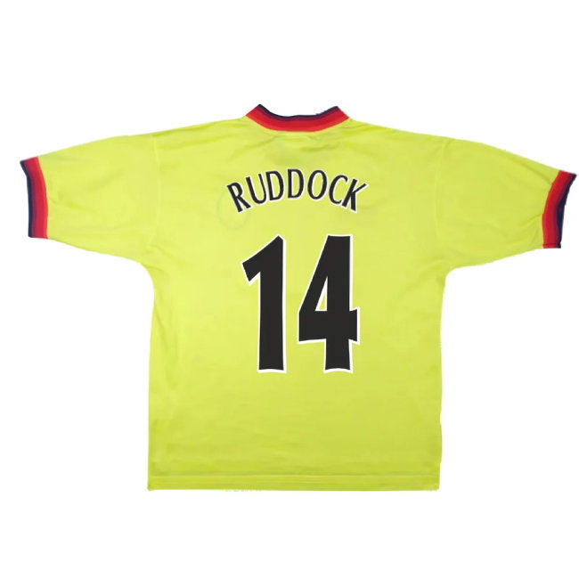 Liverpool 1997-99 Away Shirt (XL) (Excellent) (RUDDOCK 14)