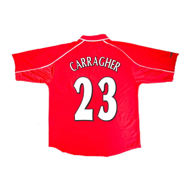 Liverpool 2000-02 Home Shirt (XXL) (Excellent) (CARRAGHER 23)