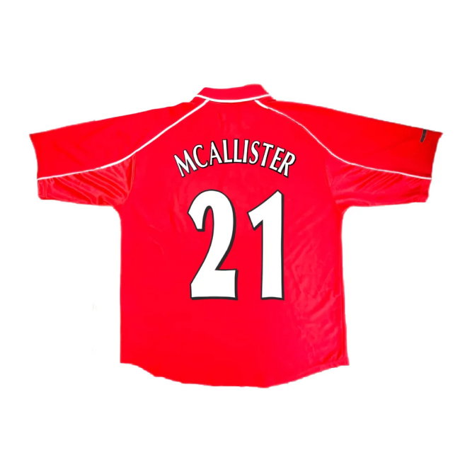Liverpool 2000-02 Home Shirt (XXL) (Excellent) (McAllister 21)