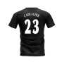 Liverpool 2000-2001 Retro Shirt T-shirt (Black) (CARRAGHER 23)