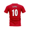 Liverpool 2000-2001 Retro Shirt T-shirt (Red) (BARNES 10)