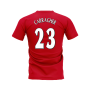 Liverpool 2000-2001 Retro Shirt T-shirt (Red) (CARRAGHER 23)