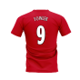 Liverpool 2000-2001 Retro Shirt T-shirt (Red) (FOWLER 9)
