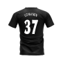 Liverpool 2000-2001 Retro Shirt T-shirt - Text (Black) (Litmanen 37)