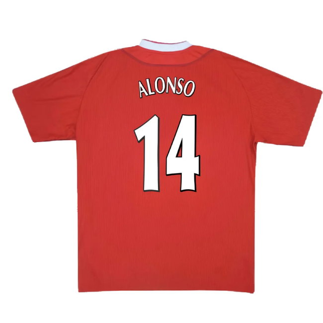 Liverpool 2002-04 Home Shirt (2XL) (Excellent) (ALONSO 14)