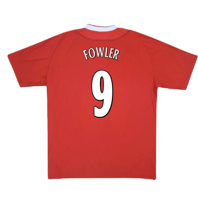 Liverpool 2002-04 Home Shirt (2XL) (Excellent) (FOWLER 9)