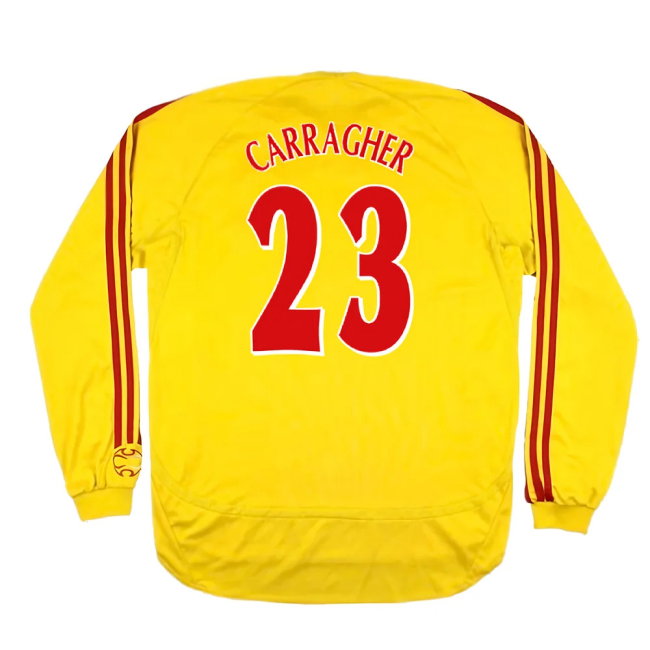Liverpool 2006-2007 Away Long Sleeve Shirt (L) (Very Good) (CARRAGHER 23)