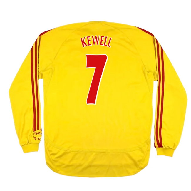 Liverpool 2006-2007 Away Long Sleeve Shirt (L) (Very Good) (KEWELL 7)