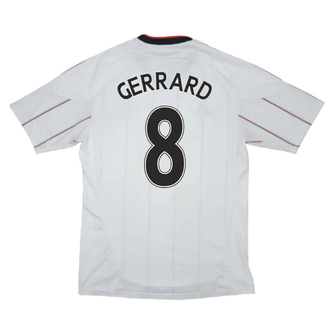 Liverpool 2010-11 Away Shirt (2XL) (Good) (GERRARD 8)