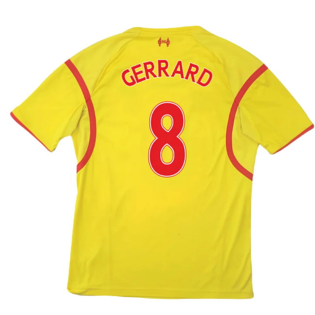 Liverpool 2014-15 Away Shirt (M) (Excellent) (GERRARD 8)