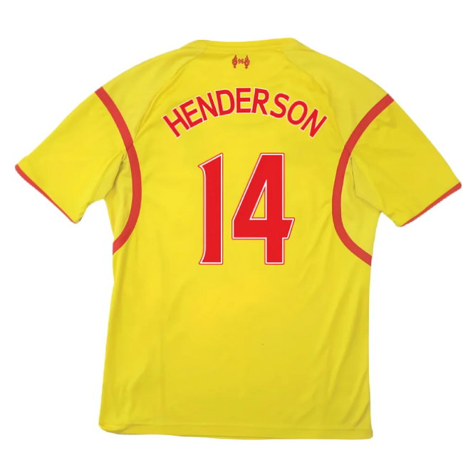 Liverpool 2014-15 Away Shirt (M) (Excellent) (HENDERSON 14)