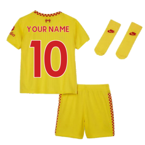 Liverpool 2021-2022 3rd Baby Kit (Your Name)