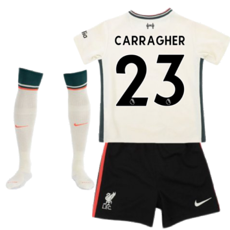 Liverpool 2021-2022 Away Little Boys Mini Kit (CARRAGHER 23)