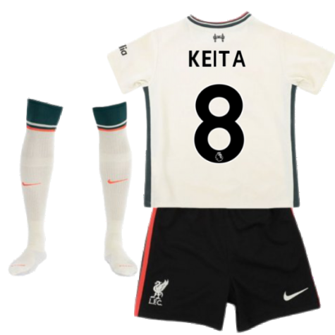 Liverpool 2021-2022 Away Little Boys Mini Kit (KEITA 8)