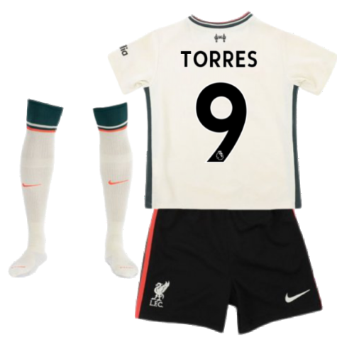 Liverpool 2021-2022 Away Little Boys Mini Kit (TORRES 9)
