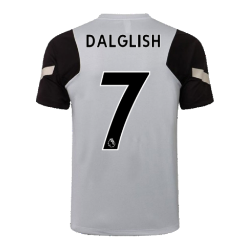 Liverpool 2021-2022 CL Training Shirt (Wolf Grey) (DALGLISH 7)