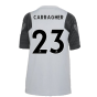 Liverpool 2021-2022 CL Training Shirt (Wolf Grey) - Kids (CARRAGHER 23)