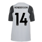 Liverpool 2021-2022 CL Training Shirt (Wolf Grey) - Kids (HENDERSON 14)
