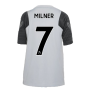 Liverpool 2021-2022 CL Training Shirt (Wolf Grey) - Kids (MILNER 7)