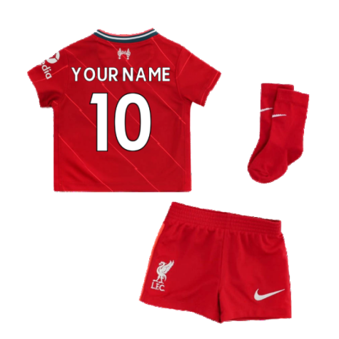 Liverpool 2021-2022 Home Baby Kit (Your Name)