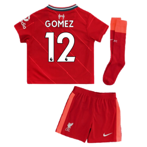 Liverpool 2021-2022 Home Little Boys Mini Kit (GOMEZ 12)