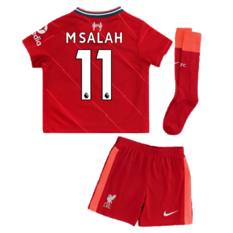 Liverpool 2021-2022 Home Little Boys Mini Kit (M SALAH 11)