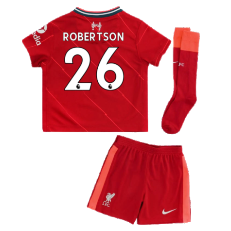 Liverpool 2021-2022 Home Little Boys Mini Kit (ROBERTSON 26)