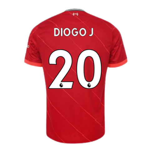 Liverpool 2021-2022 Home Shirt (Kids) (DIOGO J 20)