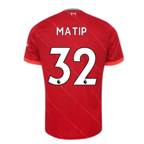 Liverpool 2021-2022 Home Shirt (Kids) (MATIP 32)