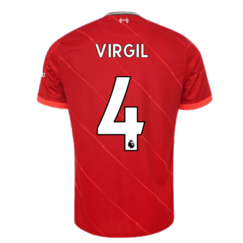 Liverpool 2021-2022 Home Shirt (VIRGIL 4)