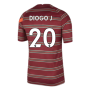 Liverpool 2021-2022 Pre-Match Training Shirt (Red) - Kids (DIOGO J 20)