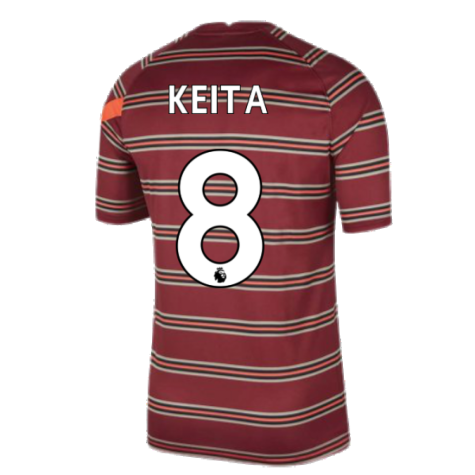 Liverpool 2021-2022 Pre-Match Training Shirt (Red) - Kids (KEITA 8)