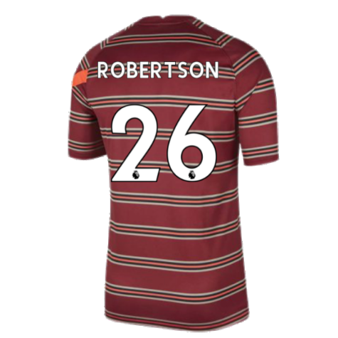 Liverpool 2021-2022 Pre-Match Training Shirt (Red) (ROBERTSON 26)