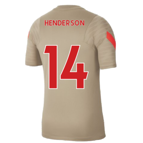 Liverpool 2021-2022 Training Shirt (Mystic Stone) (HENDERSON 14)