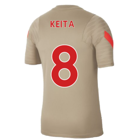 Liverpool 2021-2022 Training Shirt (Mystic Stone) (KEITA 8)