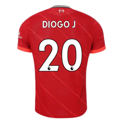 Liverpool 2021-2022 Vapor Home Shirt (DIOGO J 20)
