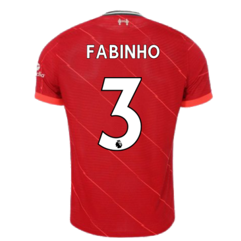 Liverpool 2021-2022 Vapor Home Shirt (FABINHO 3)