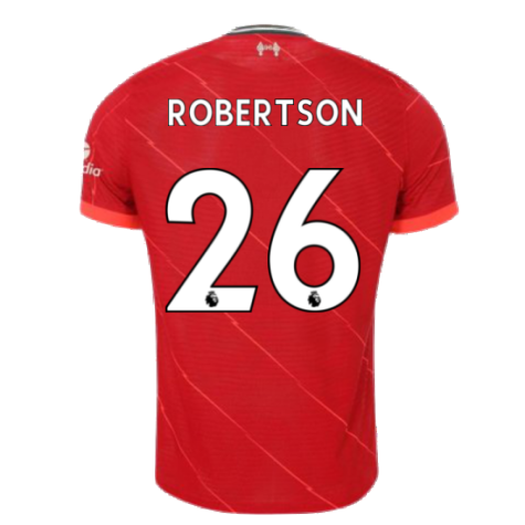 Liverpool 2021-2022 Vapor Home Shirt (Kids) (ROBERTSON 26)