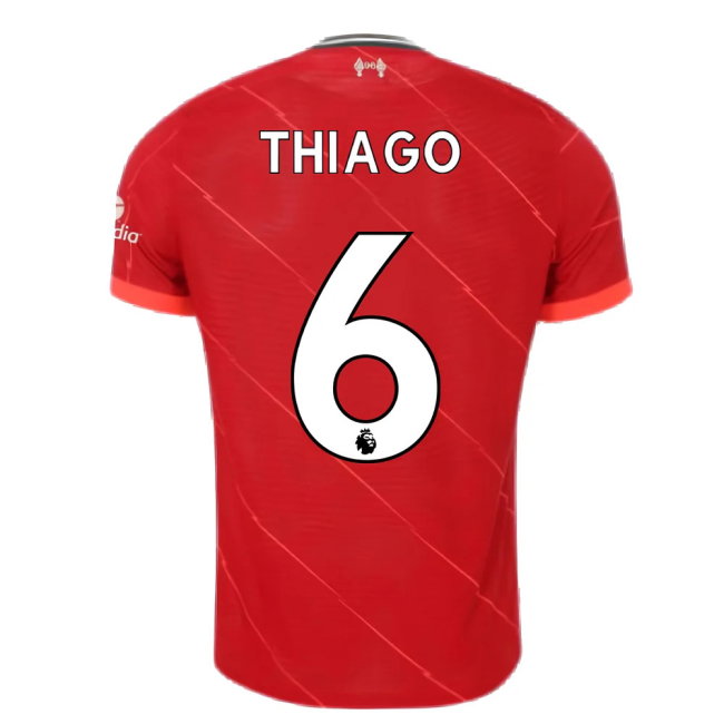Liverpool 2021-2022 Vapor Home Shirt (Kids) (THIAGO 6)