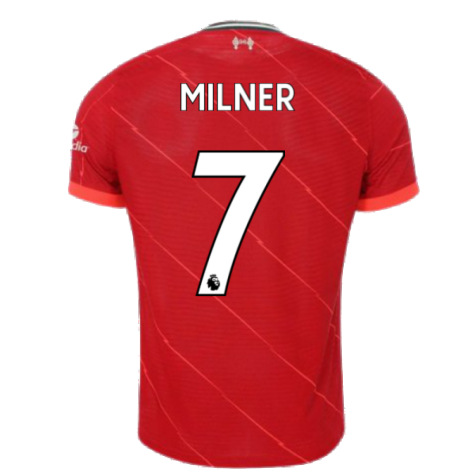 Liverpool 2021-2022 Vapor Home Shirt (MILNER 7)