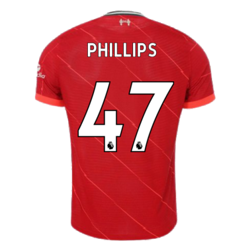 Liverpool 2021-2022 Vapor Home Shirt (PHILLIPS 47)
