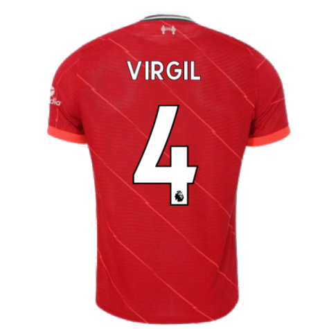 Liverpool 2021-2022 Vapor Home Shirt (VIRGIL 4)