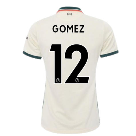 Liverpool 2021-2022 Womens Away Shirt (GOMEZ 12)