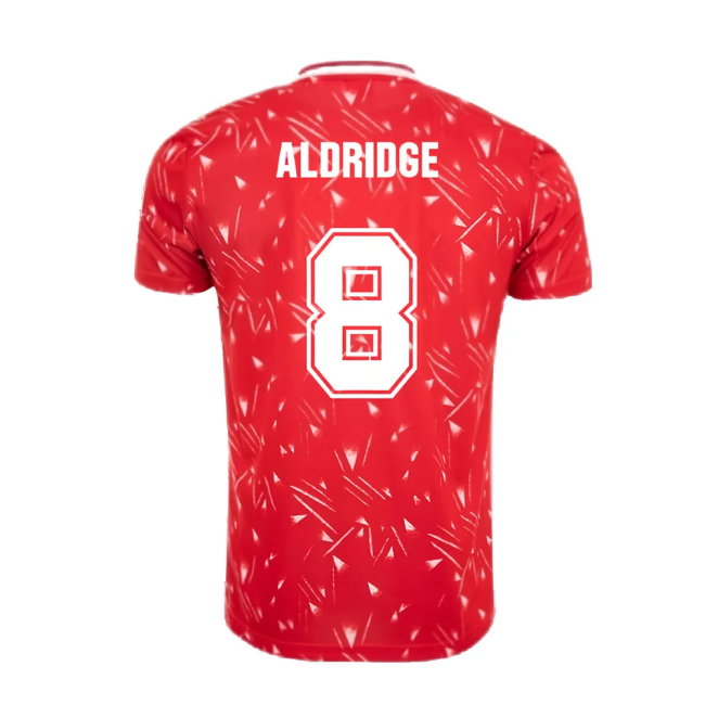 Liverpool FC 1990 Retro Football Shirt (Aldridge 8)