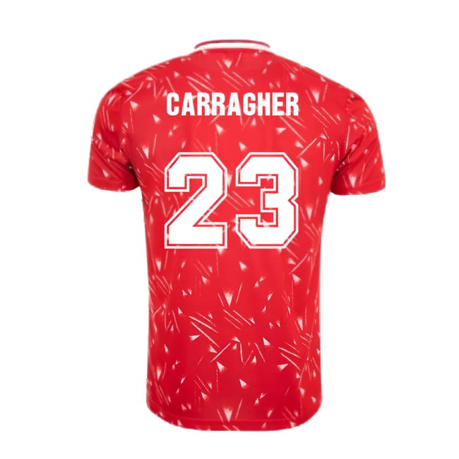 Liverpool FC 1990 Retro Football Shirt (CARRAGHER 23)