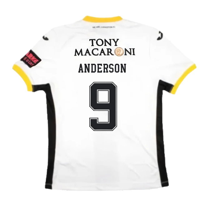 Livingston 2022-23 Away Shirt (M) (Very Good) (Anderson 9)